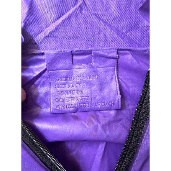 Vintage Windbreaker Jackets Men's Size Small 100% Vinyl Outdoor 1/4 Zip Blue Bla - Picture 2 of 10